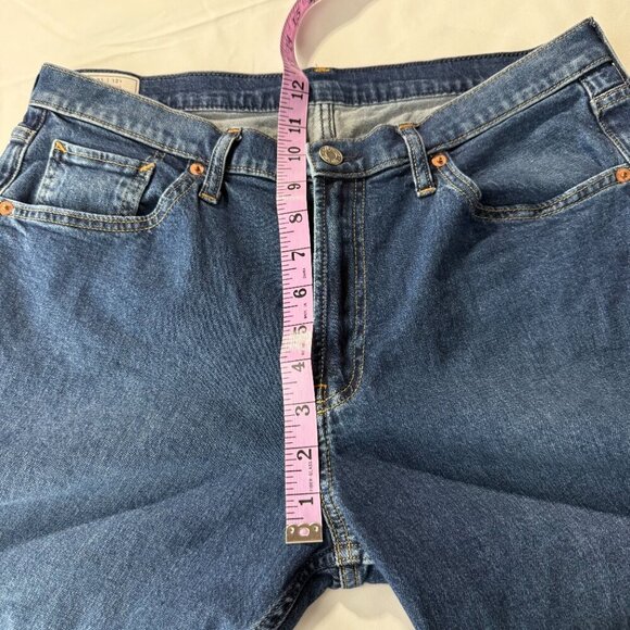 Gap 90s Loose Mid Rise Dark‎ Indigo Size 12L Straight Leg Basic - Picture 8 of 11